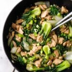 Quick and Easy Chicken Stir Fry with Bok Choy and Honey-Soy Sauce Recipe