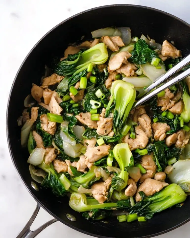 Quick and Easy Chicken Stir Fry with Bok Choy and Honey-Soy Sauce Recipe