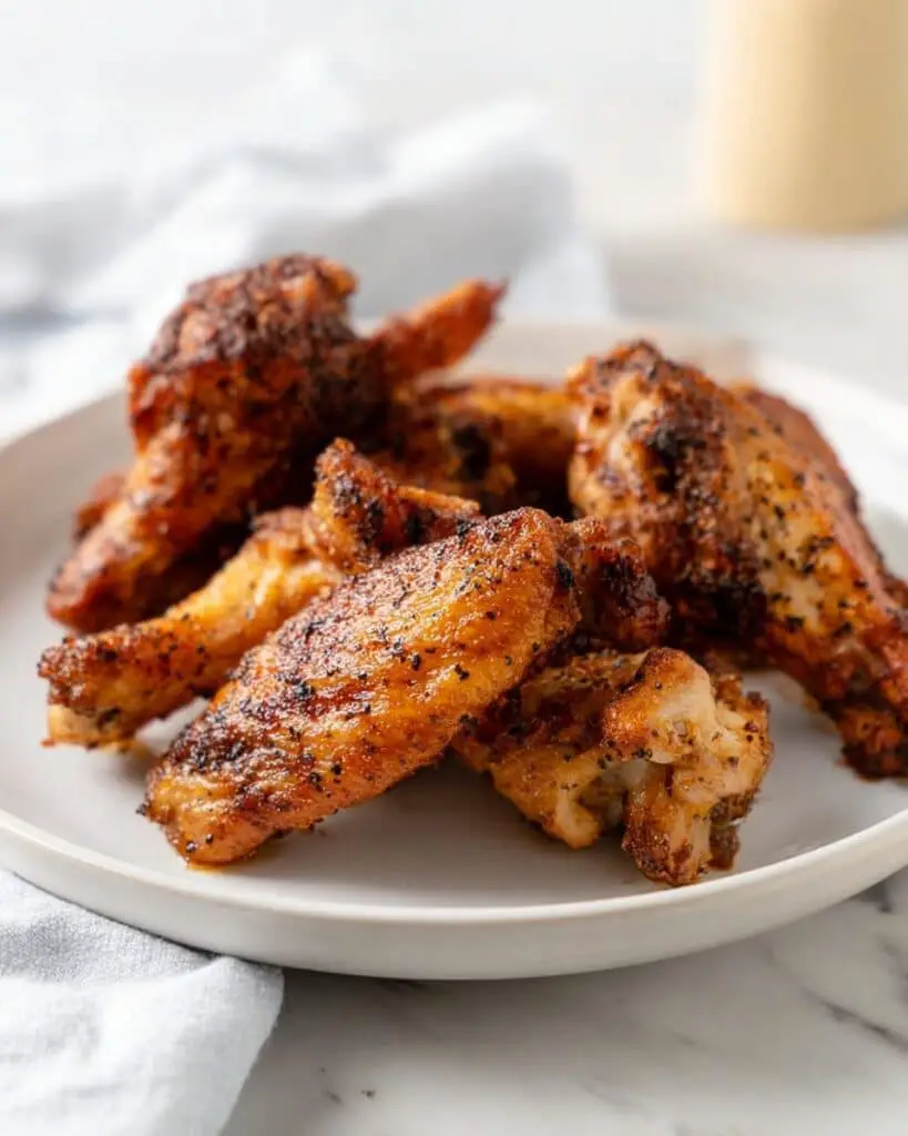 Smoked and Fried Chicken Wings Recipe