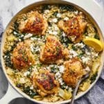 Spinach Artichoke Chicken and Rice Bake Recipe
