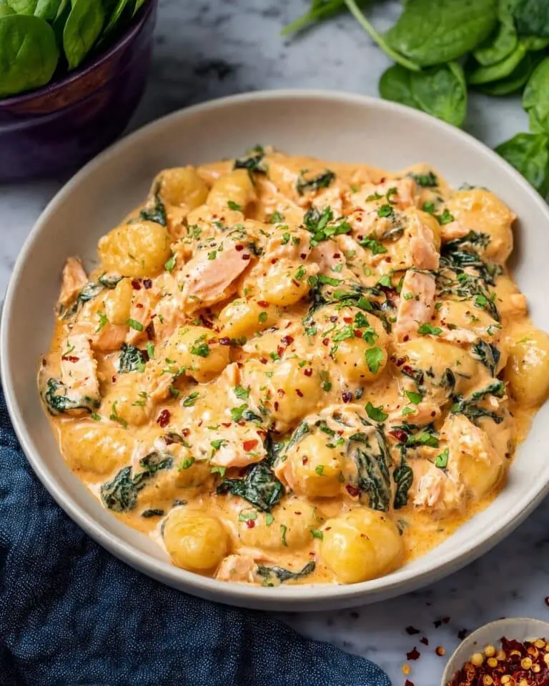 Creamy Salmon Gnocchi Recipe