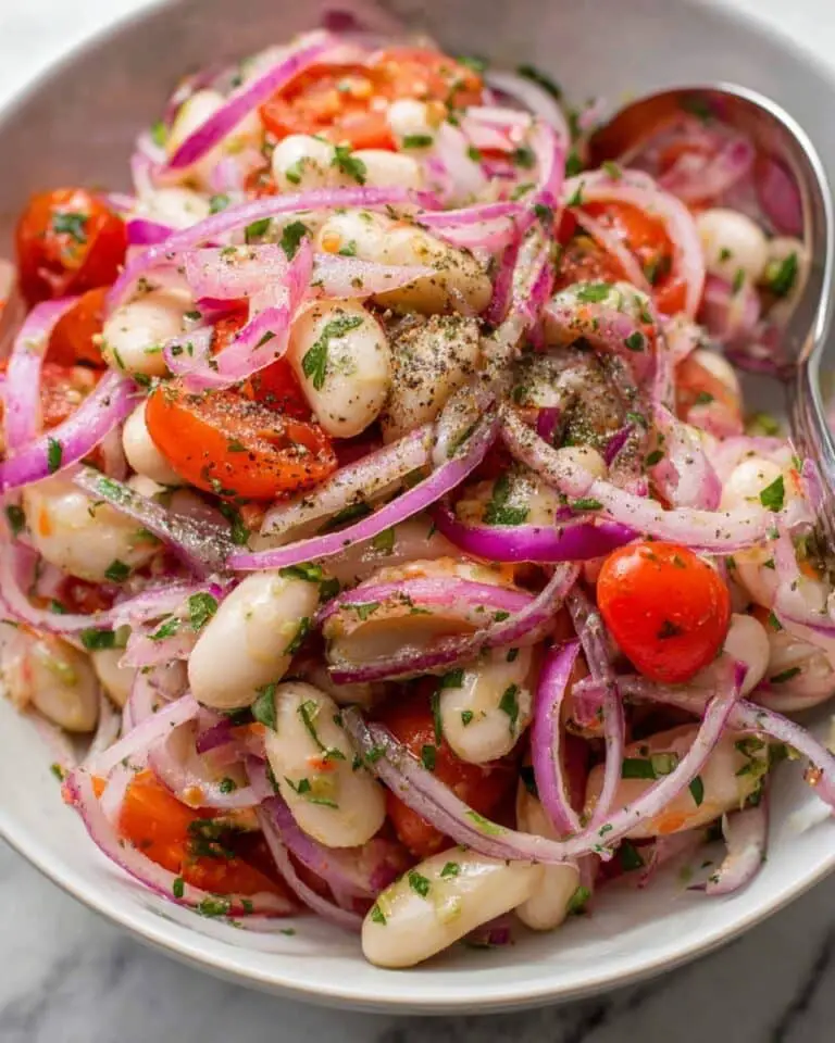 Piyaz (Turkish White Bean Salad) Recipe