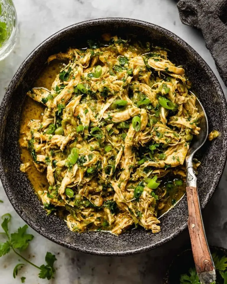 Easy Salsa Verde Chicken (Instant Pot & Slow Cooker) Recipe