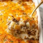 Cheesy Ground Beef and Potato Casserole Recipe