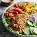 Chicken Shawarma Salad with Tahini Dressing Recipe