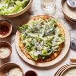 Chicken Crust Caesar Salad Pizza Recipe