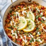 Mediterranean Chickpea & Rice Skillet Recipe
