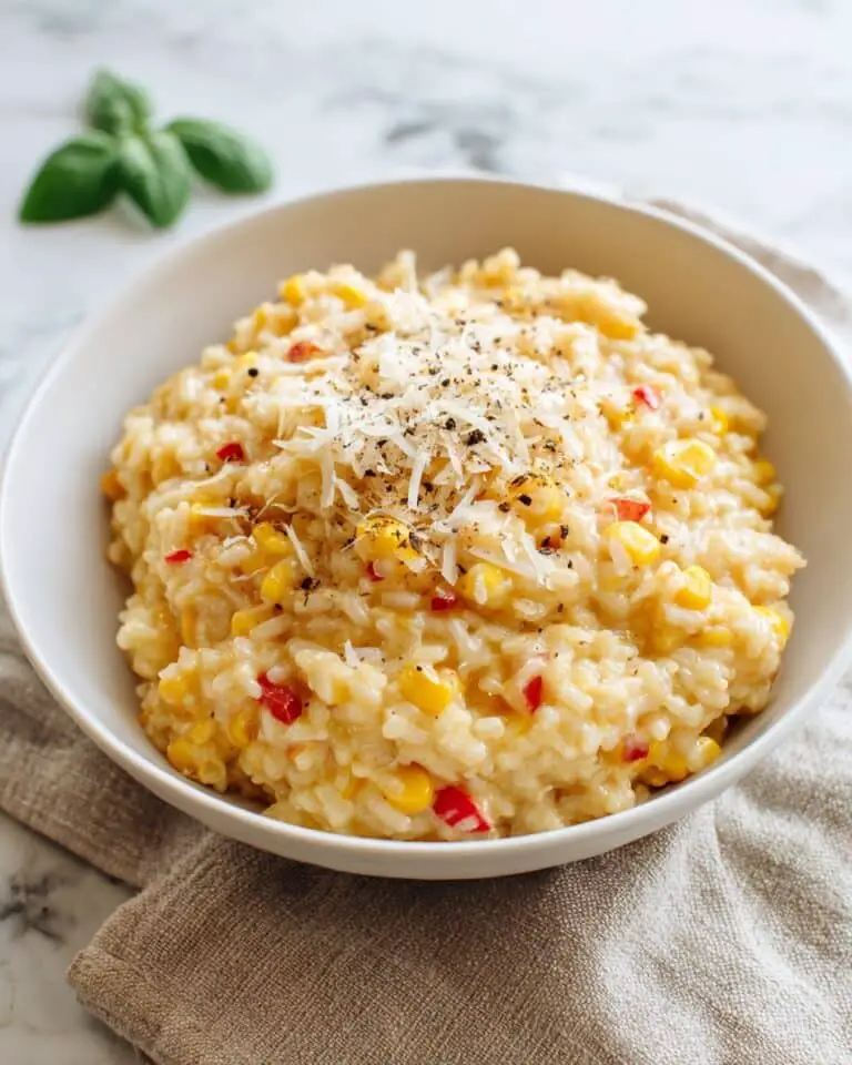 Corn and Red Pepper Risotto Recipe