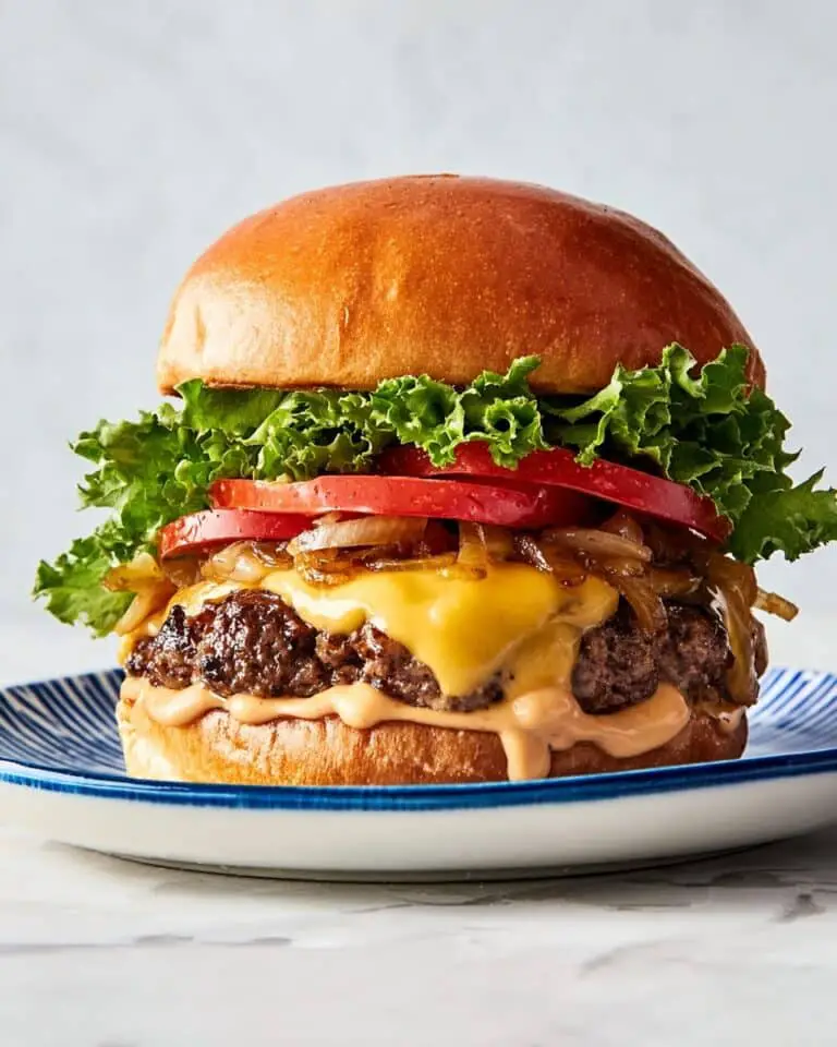 Classic Cheeseburger with Secret Sauce Recipe