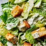 5-Minute Creamy Greek Yogurt Caesar Dressing (No Anchovy) Recipe