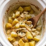 Slow Cooker Parmesan Garlic Chicken and Potatoes Recipe