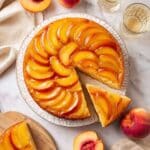 Vegan Peach Upside Down Cake Recipe