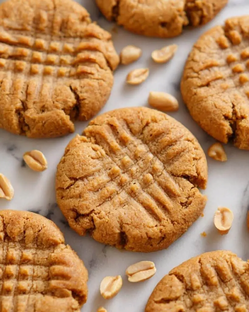 Four Ingredient Peanut Butter Cookies Recipe