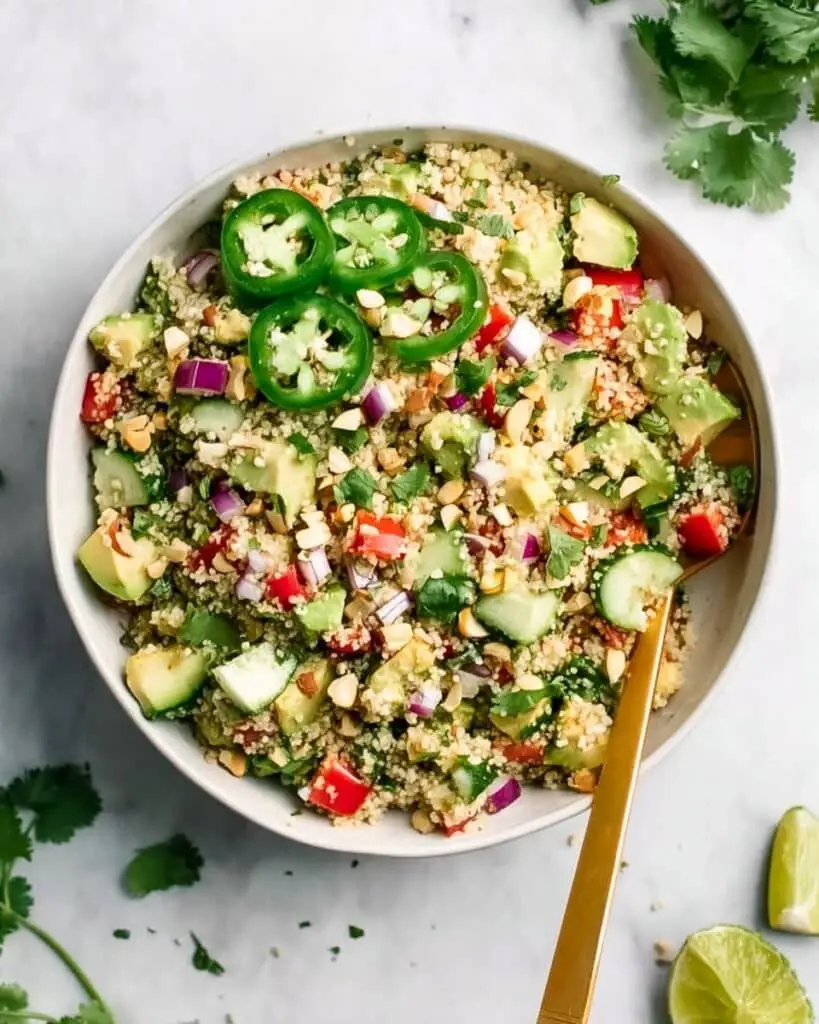 Street Corn Pasta Salad with Cilantro Pesto & Goat Cheese Recipe