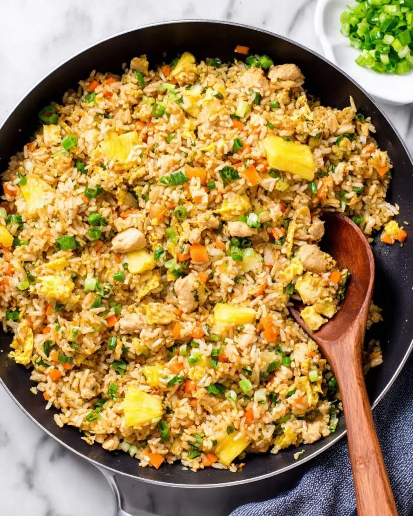 Pineapple Fried Rice with Chicken Recipe