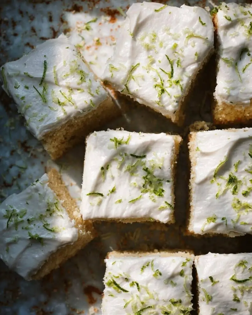 Coconut Soaked Lime Cake Recipe