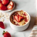 Strawberry Baked Oats with Vanilla Protein Recipe
