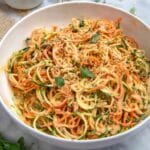 Spicy Crab Salad with Cucumber, Carrots, and Panko Recipe